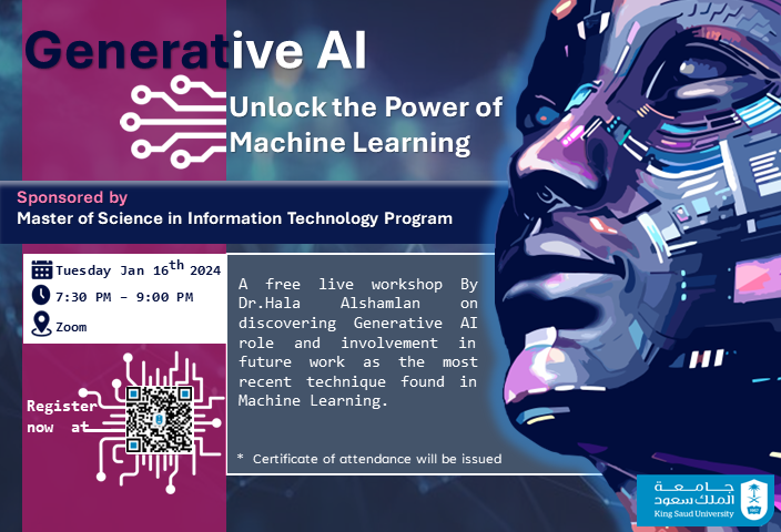 Workshop "Generative AI. Discover the latest techniques in Machine Learning"